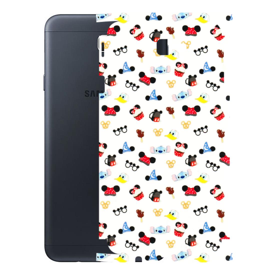 Samsung M/F/Note/Flip and C Phone Skins (All Models) - Minnie Mouse & Donald Doodles s - 3D Embossed Finish (L-194) Samsung Galaxy On Next