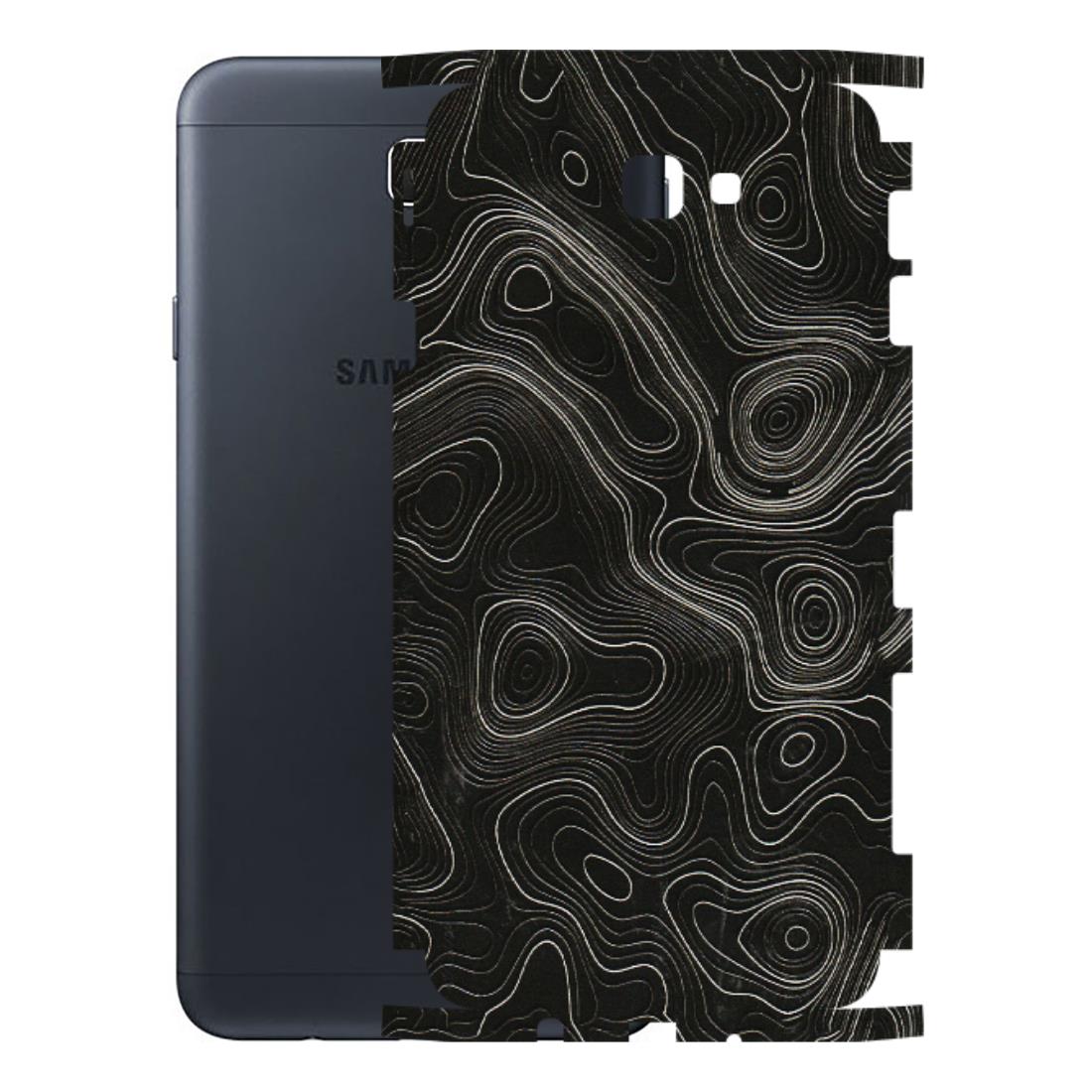Samsung M/F/Note/Flip and C Phone Skins (All Models) - Black Swirl - 3D Embossed Finish (L-196) Samsung Galaxy On Next