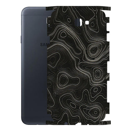 Samsung M/F/Note/Flip and C Phone Skins (All Models) - Black Swirl - 3D Embossed Finish (L-196) Samsung Galaxy On Next