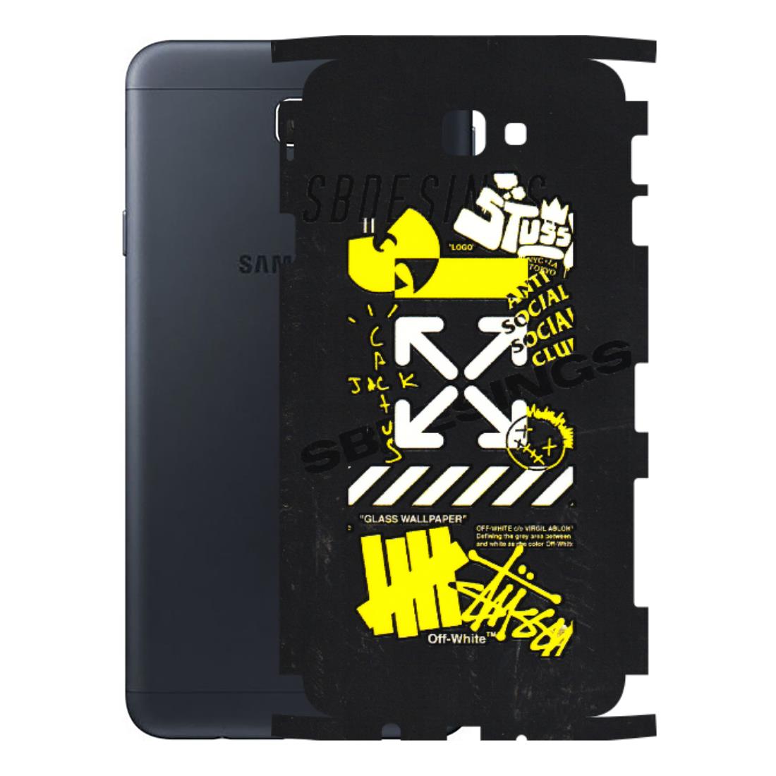 Samsung M/F/Note/Flip and C Phone Skins (All Models) - Anti Social Graffiti - 3D Embossed Finish (L-198) Samsung Galaxy On Next