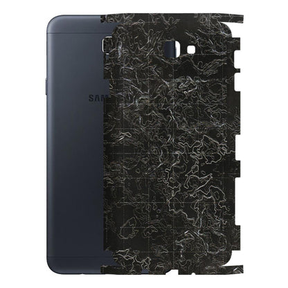 Samsung M/F/Note/Flip and C Phone Skins (All Models) - Black map Texture - 3D Embossed Finish (L-201) Samsung Galaxy On Next