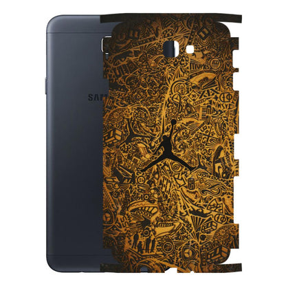 Samsung M/F/Note/Flip and C Phone Skins (All Models) - Premium Gold Basketball Player - 3D Embossed Finish (L-236) Samsung Galaxy On Next