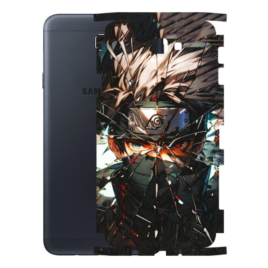 Samsung M/F/Note/Flip and C Phone Skins (All Models) - Kakashi Shattered Glass Effect - 3D Embossed Finish (L-237) Samsung Galaxy On Next