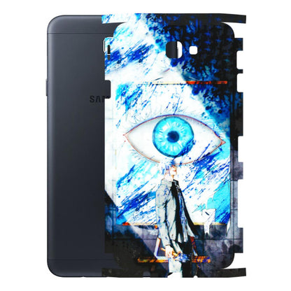 Samsung M/F/Note/Flip and C Phone Skins (All Models) - Gojo Satoru evil eye - 3D Embossed Finish (L-239) Samsung Galaxy On Next