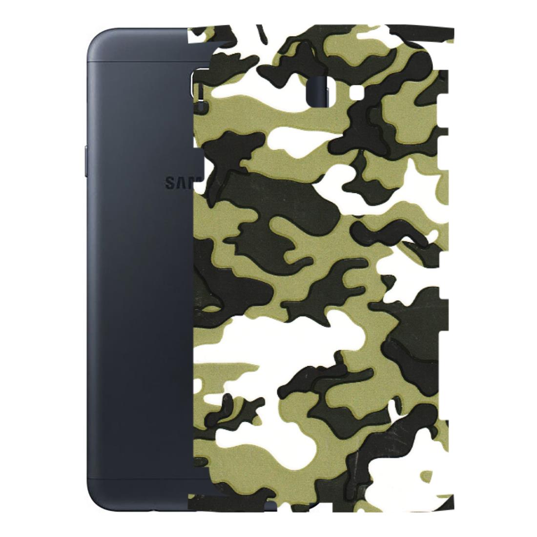 Samsung M/F/Note/Flip and C Phone Skins (All Models) - Camouflages White And Green - 3D Embossed Finish (L-243) Samsung Galaxy On Next