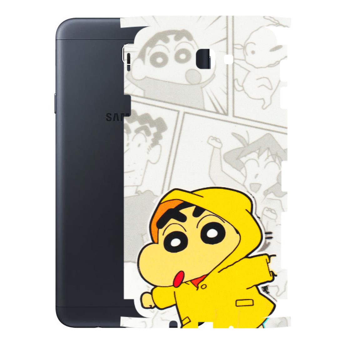 Samsung M/F/Note/Flip and C Phone Skins (All Models) - Yellow Shinchan Comic - 3D Embossed Finish (L-246) Samsung Galaxy On Next