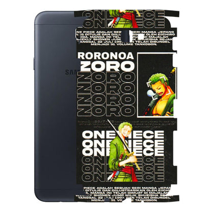 Samsung M/F/Note/Flip and C Phone Skins (All Models) - One Piece Zoro - 3D Embossed Finish (L-250) Samsung Galaxy On Next
