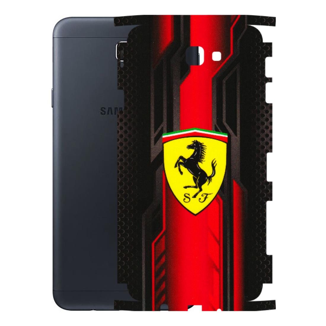 Samsung M/F/Note/Flip and C Phone Skins (All Models) - Black Ferrari Logo - 3D Embossed Finish (L-253) Samsung Galaxy On Next