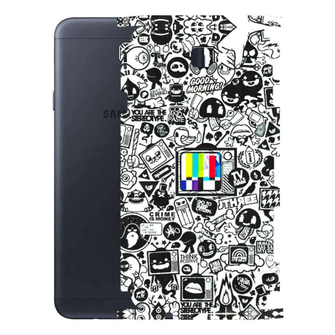 Samsung M/F/Note/Flip and C Phone Skins (All Models) - Doodles Positive Art - 3D Embossed Finish (L-263) Samsung Galaxy On Next