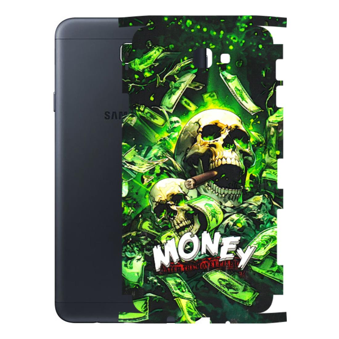 Samsung M/F/Note/Flip and C Phone Skins (All Models) - Skull Money - 3D Embossed Finish (L-303) Samsung Galaxy On Next