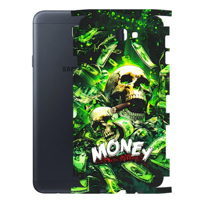 Samsung M/F/Note/Flip and C Phone Skins (All Models) - Skull Money - 3D Embossed Finish (L-303) Samsung Galaxy On Next