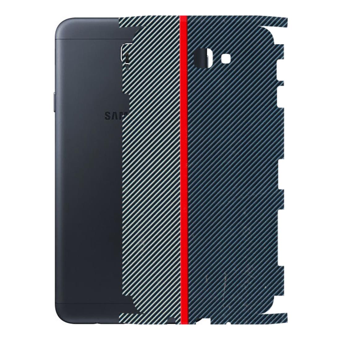 Samsung M/F/Note/Flip and C Phone Skins (All Models) - Blue Sober Lines - 3D Embossed Finish (L-305) Samsung Galaxy On Next