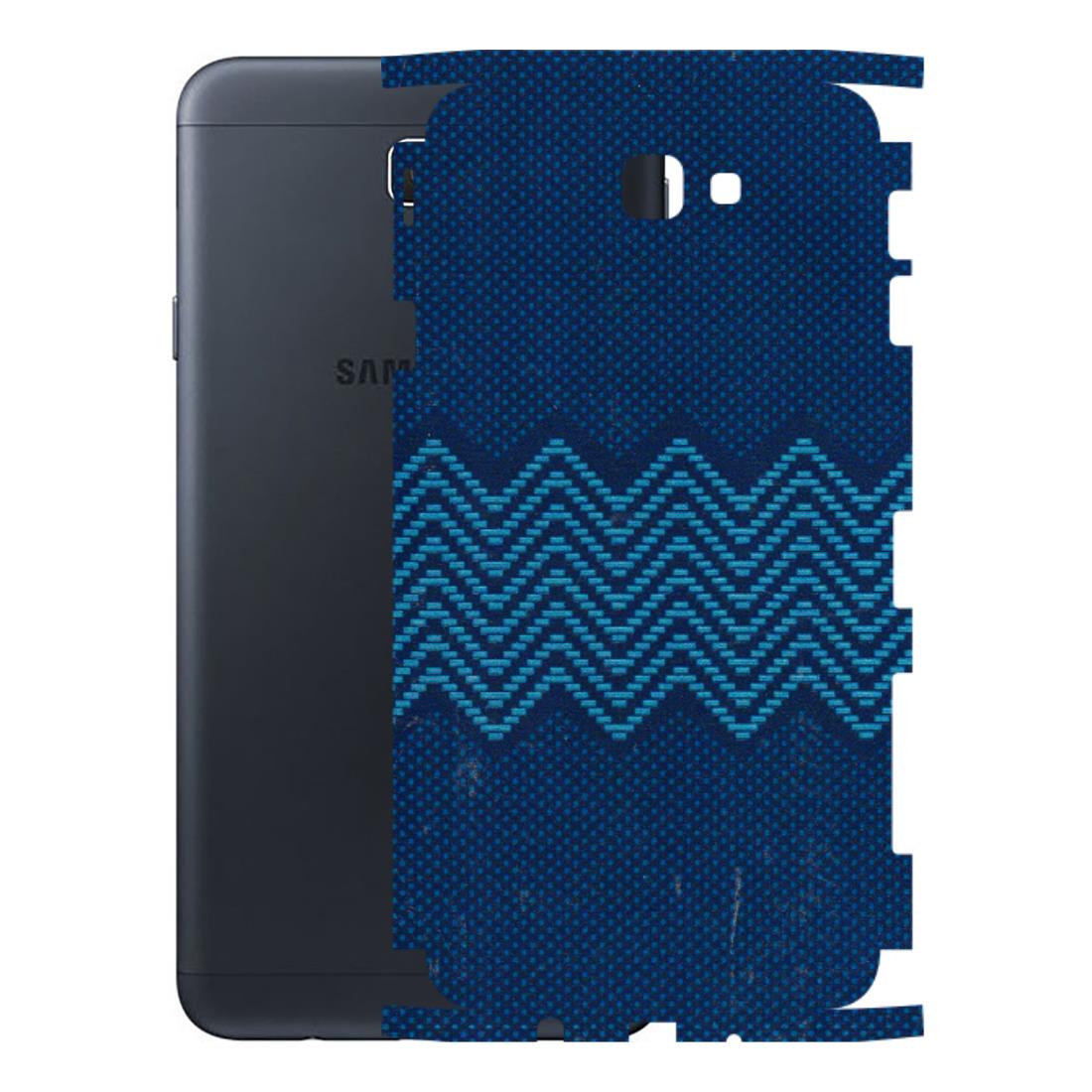 Samsung M/F/Note/Flip and C Phone Skins (All Models) - Blue Sober Waves - 3D Embossed Finish (L-306) Samsung Galaxy On Next