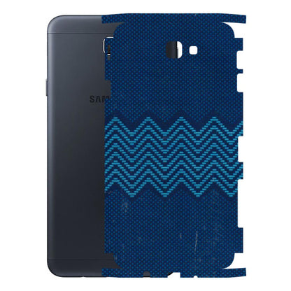 Samsung M/F/Note/Flip and C Phone Skins (All Models) - Blue Sober Waves - 3D Embossed Finish (L-306) Samsung Galaxy On Next