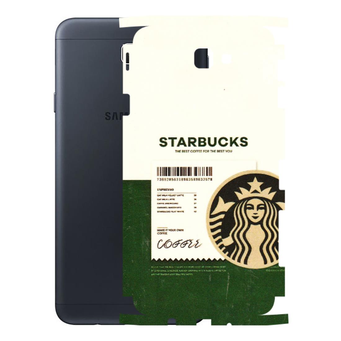 Samsung M/F/Note/Flip and C Phone Skins (All Models) - Starbucks Barcode - 3D Embossed Finish (L-308) Samsung Galaxy On Next