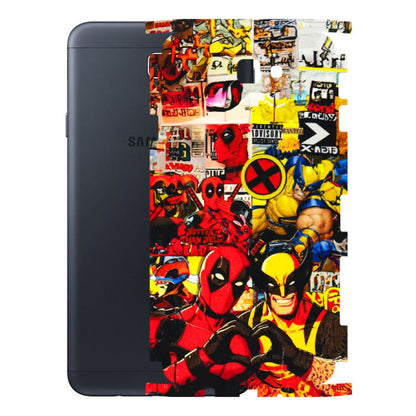 Samsung M/F/Note/Flip and C Phone Skins (All Models) - Spidy Wolverine - 3D Embossed Finish (L-310) Samsung Galaxy On Next