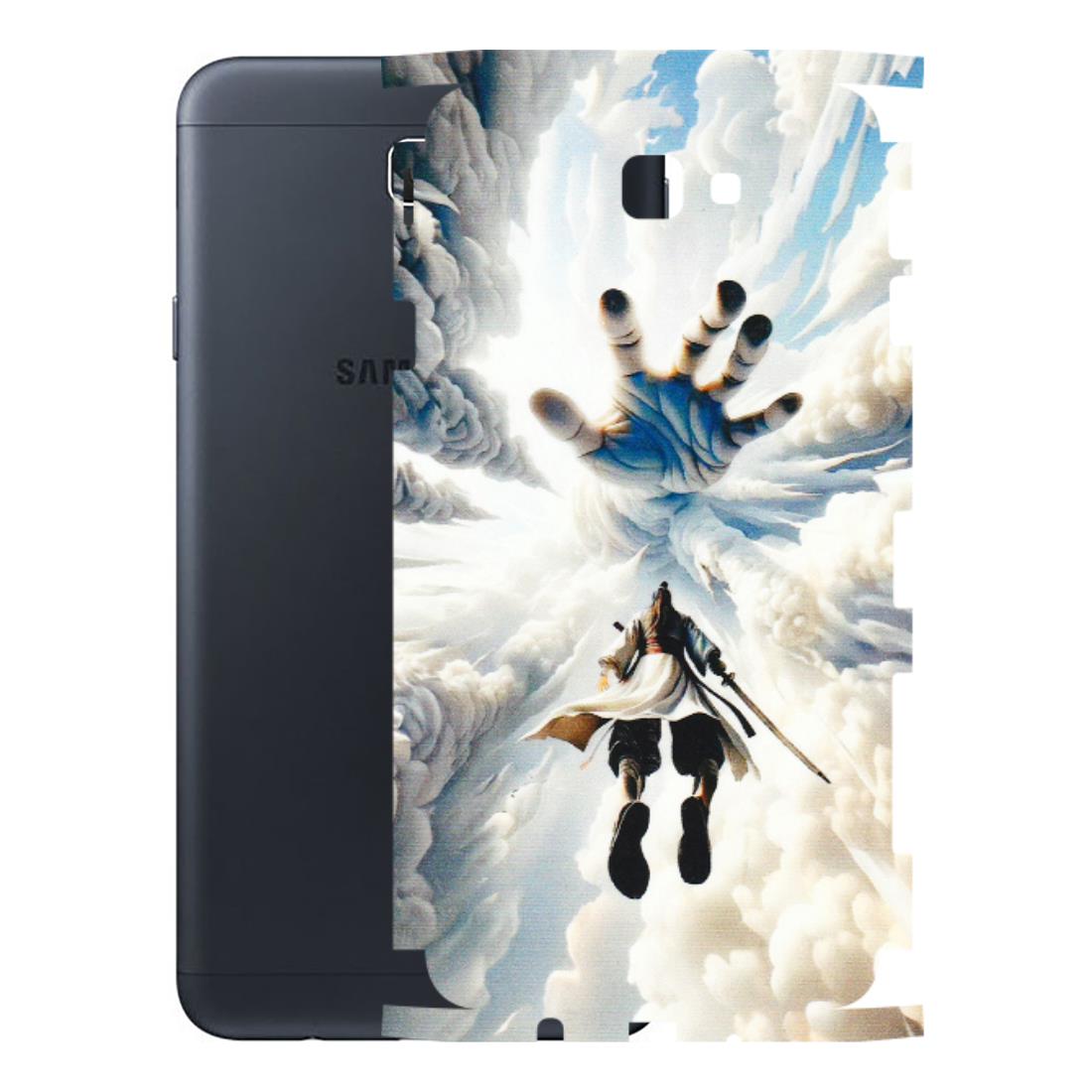 Samsung M/F/Note/Flip and C Phone Skins (All Models) - Big Hand With Monkey King - 3D Embossed Finish (L-323) Samsung Galaxy On Next