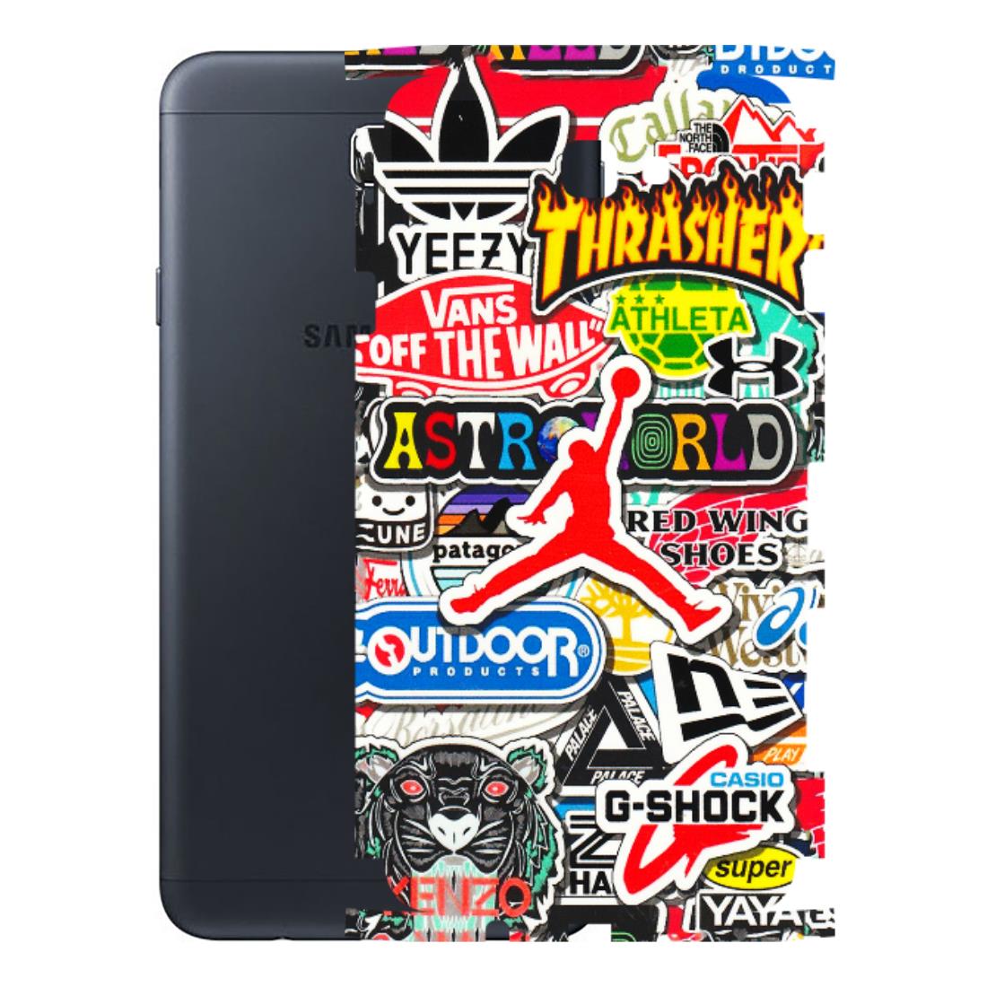 Samsung M/F/Note/Flip and C Phone Skins (All Models) - Multi Brands Sticker Graffiti - 3D Embossed Finish (L-37) Samsung Galaxy On Next