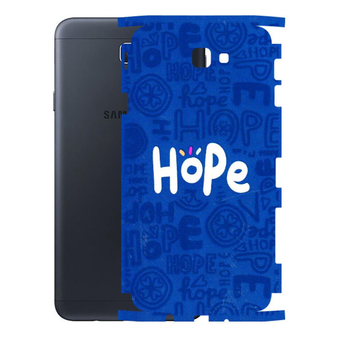 Samsung M/F/Note/Flip and C Phone Skins (All Models) - Hope Doodles Blue - 3D Embossed Finish (L-43) Samsung Galaxy On Next