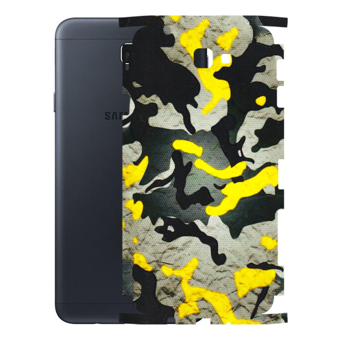 Samsung M/F/Note/Flip and C Phone Skins (All Models) - Yellow Camouflage - 3D Embossed Finish (L-61) Samsung Galaxy On Next