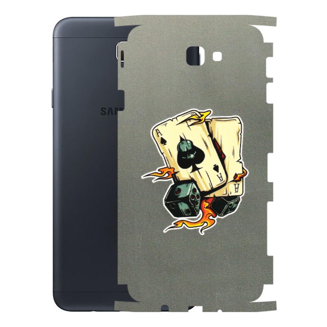 Samsung M/F/Note/Flip and C Phone Skins (All Models) - Grey Cards Of Ace - 3D Embossed Finish (L-77) Samsung Galaxy On Next