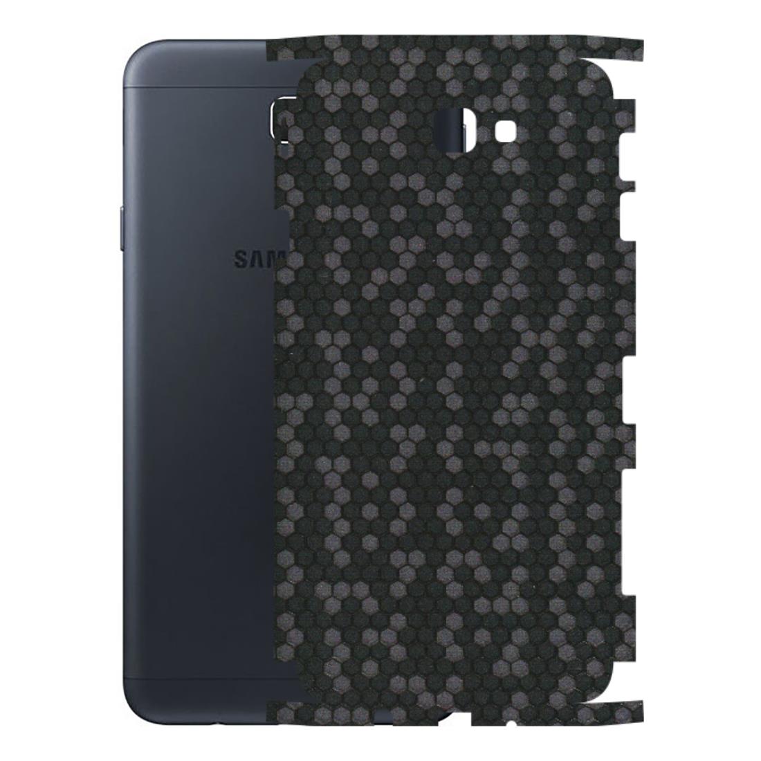 Samsung M/F/Note/Flip and C Phone Skins (All Models) - Black Grey Honeycomb Sober - 3D Embossed Finish (L-85) Samsung Galaxy On Next