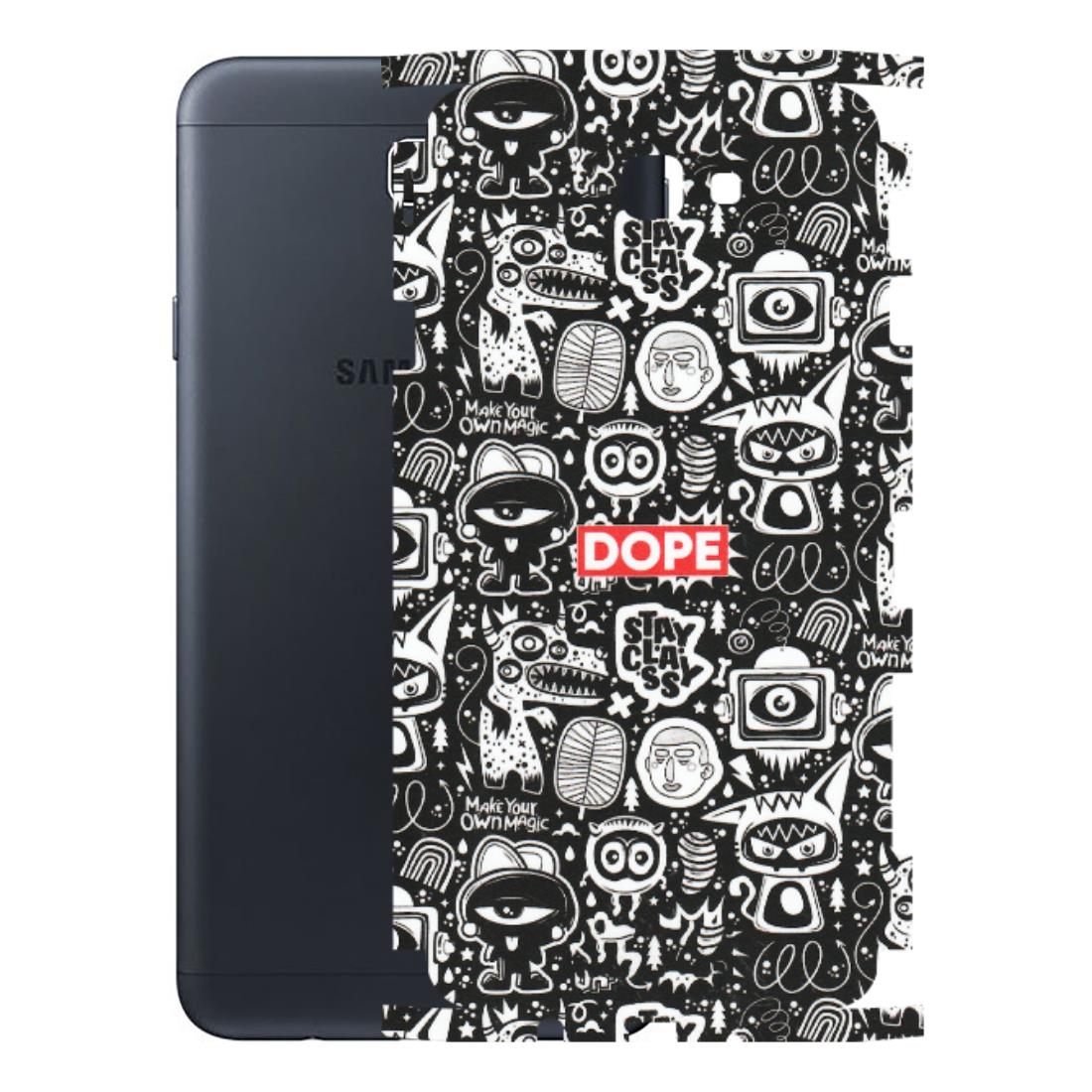 Samsung M/F/Note/Flip and C Phone Skins (All Models) - Dope Stay Classy Black Doodles - Matte Finish (M-126) Samsung Galaxy On Next