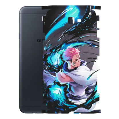 Samsung M/F/Note/Flip and C Phone Skins (All Models) - New Jujutsu Kaisen Grey Blue Anime - Matte Finish (M-127) Samsung Galaxy On Next