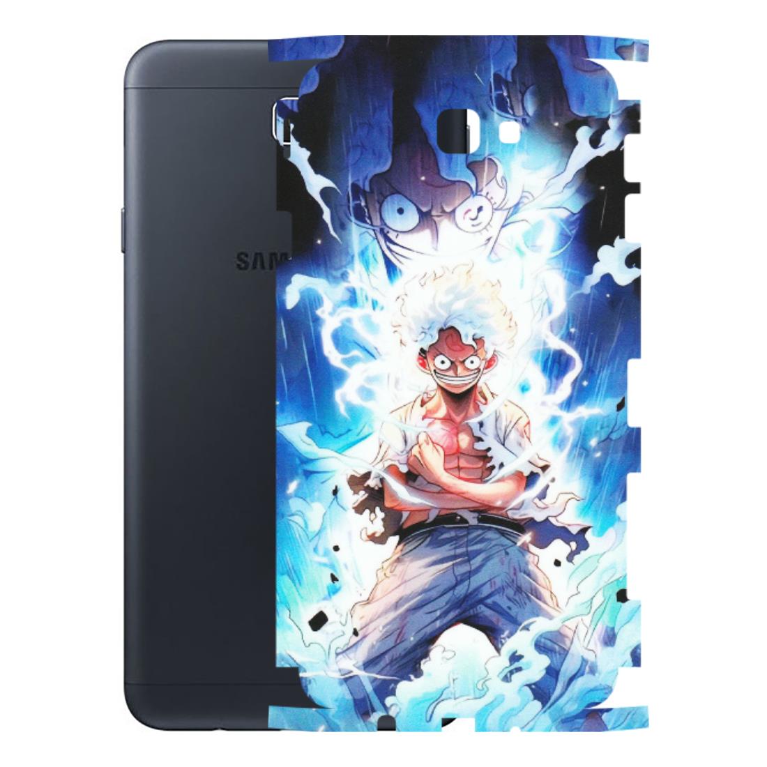Samsung M/F/Note/Flip and C Phone Skins (All Models) - Blue Thunder Luffy Anime - Matte Finish (M-132) Samsung Galaxy On Next