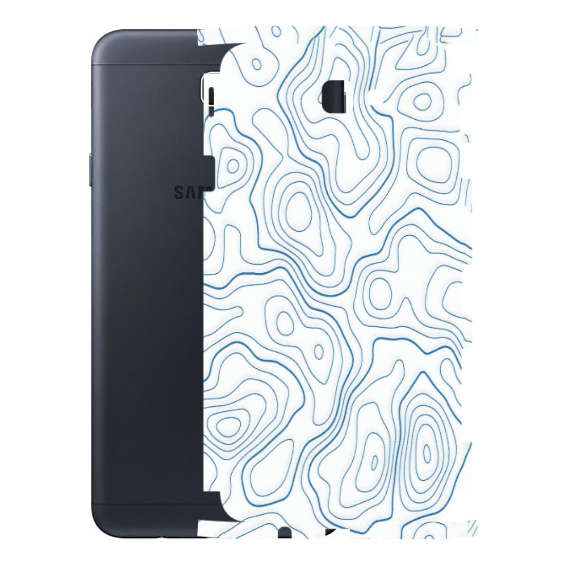 Samsung M/F/Note/Flip and C Phone Skins (All Models) - Blue And White Swirls - Matte Finish (M-139) Samsung Galaxy On Next