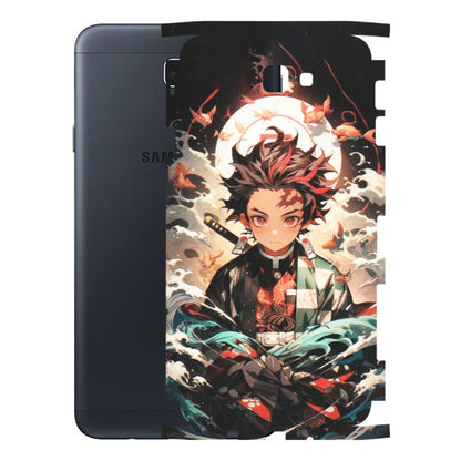 Samsung M/F/Note/Flip and C Phone Skins (All Models) - Tanjiro Demon Slayer Anime - Matte Finish (M-158) Samsung Galaxy On Next