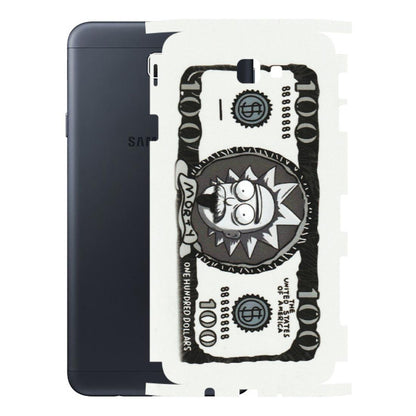 Samsung M/F/Note/Flip and C Phone Skins (All Models) - Rick And Morty Hundred Dollar Anime - Matte Finish (M-161) Samsung Galaxy On Next