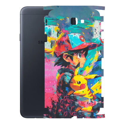 Samsung M/F/Note/Flip and C Phone Skins (All Models) - Ash & Pikachu - Matte Finish (M-26) Samsung Galaxy On Next