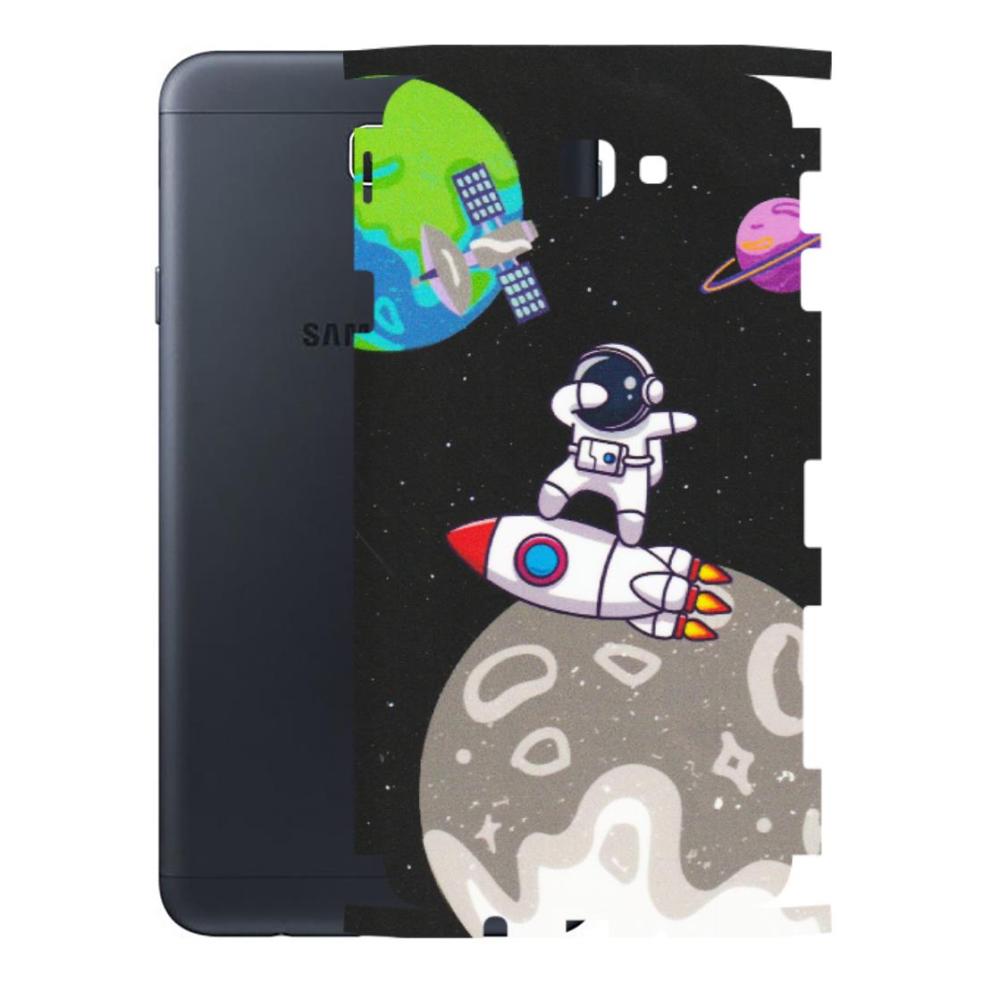 Samsung M/F/Note/Flip and C Phone Skins (All Models) - Astronaut Vibing Toon Running - Matte Finish (M-39) Samsung Galaxy On Next