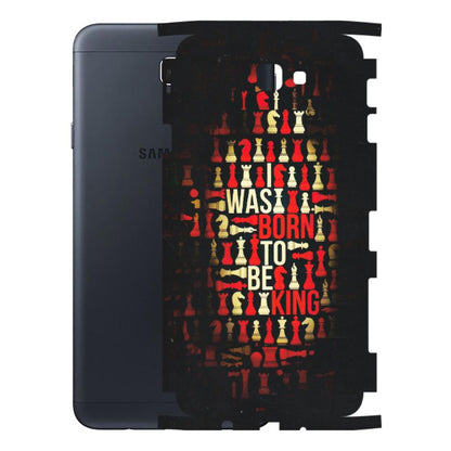 Samsung M/F/Note/Flip and C Phone Skins (All Models) - Born To Be King - Matte Finish (M-73) Samsung Galaxy On Next