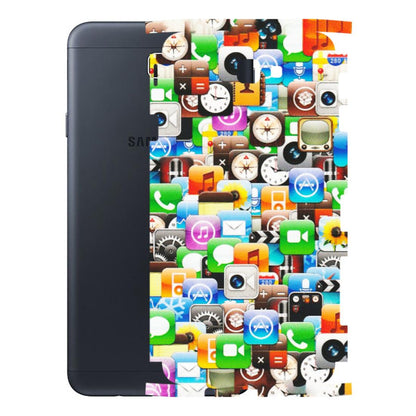 Samsung M/F/Note/Flip and C Phone Skins (All Models) - All Apple Icons - Matte Finish (M-93) Samsung Galaxy On Next