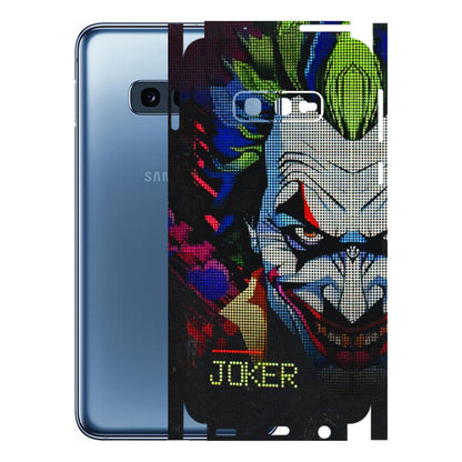 Samsung A/S Series Phone Skins (All Models) - Joker Dot Matrix - 3D Embossed Finish (L-08) Samsung Galaxy S10E