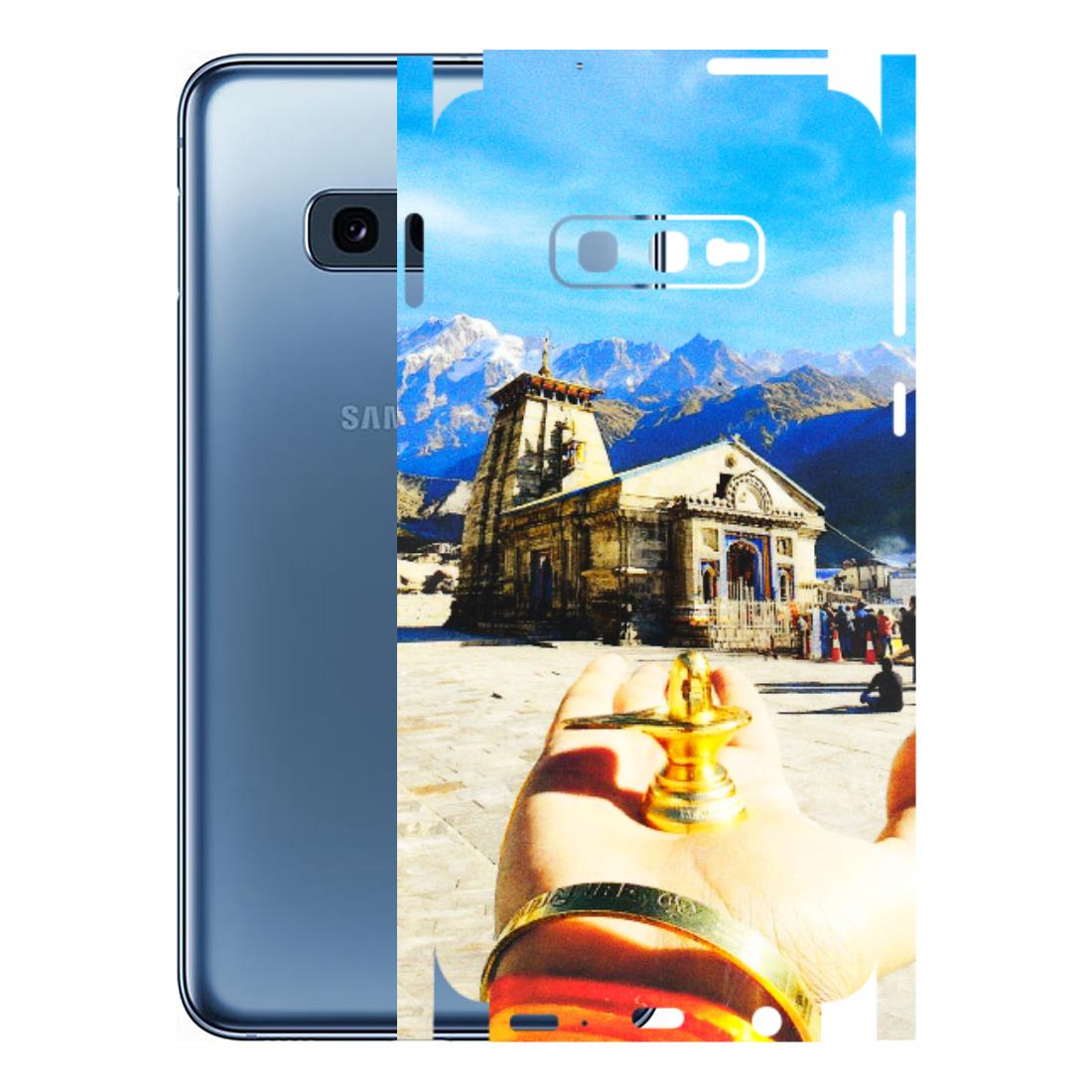 Samsung A/S Series Phone Skins (All Models) - Beauty of Kedarnath - 3D Embossed Finish (L-108) Samsung Galaxy S10E