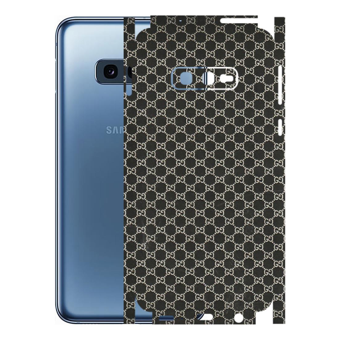 Samsung A/S Series Phone Skins (All Models) - Black G Print - 3D Embossed Finish (L-109) Samsung Galaxy S10E