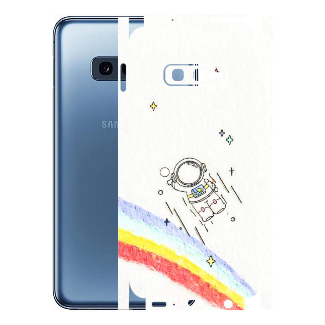 Samsung A/S Series Phone Skins (All Models) - Milkyway Astronaut - 3D Embossed Finish (L-110) Samsung Galaxy S10E