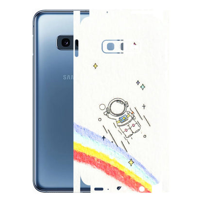 Samsung A/S Series Phone Skins (All Models) - Milkyway Astronaut - 3D Embossed Finish (L-110) Samsung Galaxy S10E