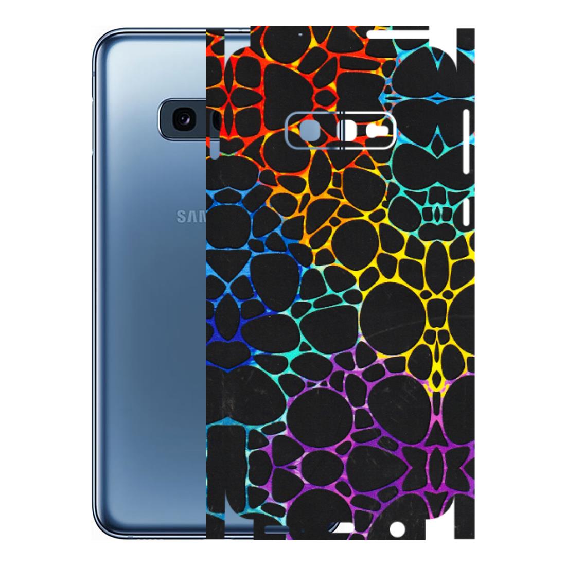 Samsung A/S Series Phone Skins (All Models) - Abstract Art MultiColour - 3D Embossed Finish (L-133) Samsung Galaxy S10E