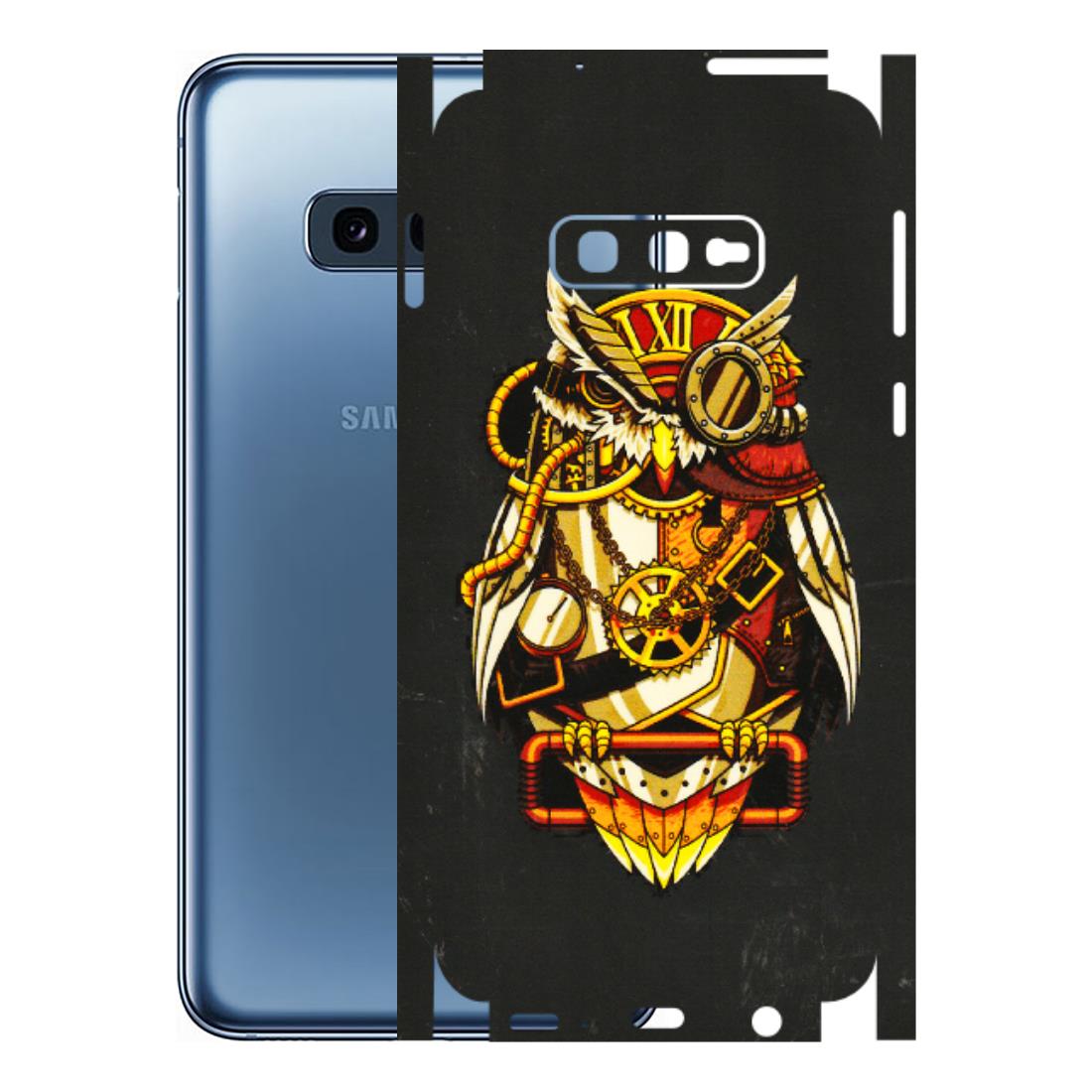 Samsung A/S Series Phone Skins (All Models) - Classy Smart Owl - 3D Embossed Finish (L-144) Samsung Galaxy S10E
