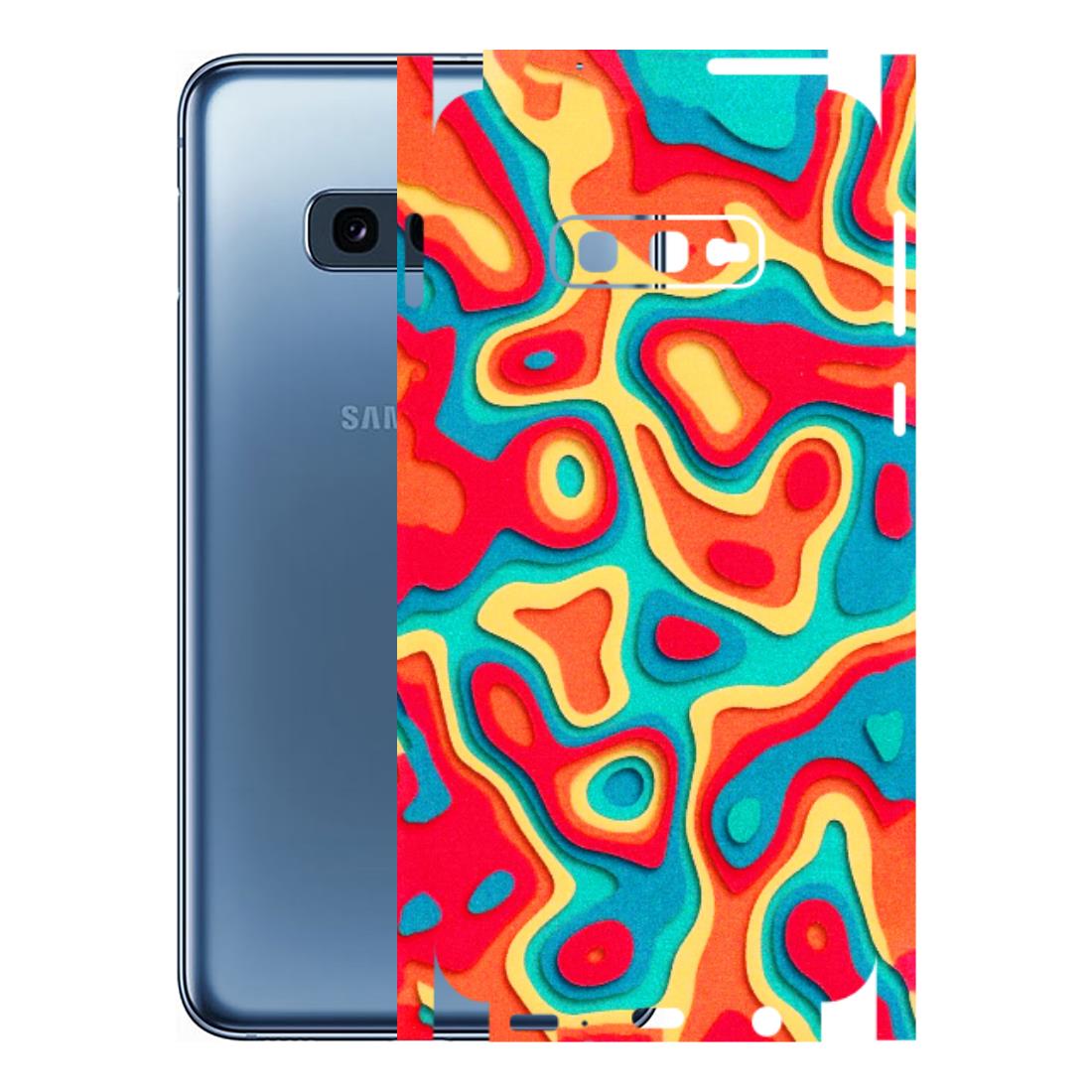Samsung A/S Series Phone Skins (All Models) - Abstract Swirl - 3D Embossed Finish (L-150) Samsung Galaxy S10E
