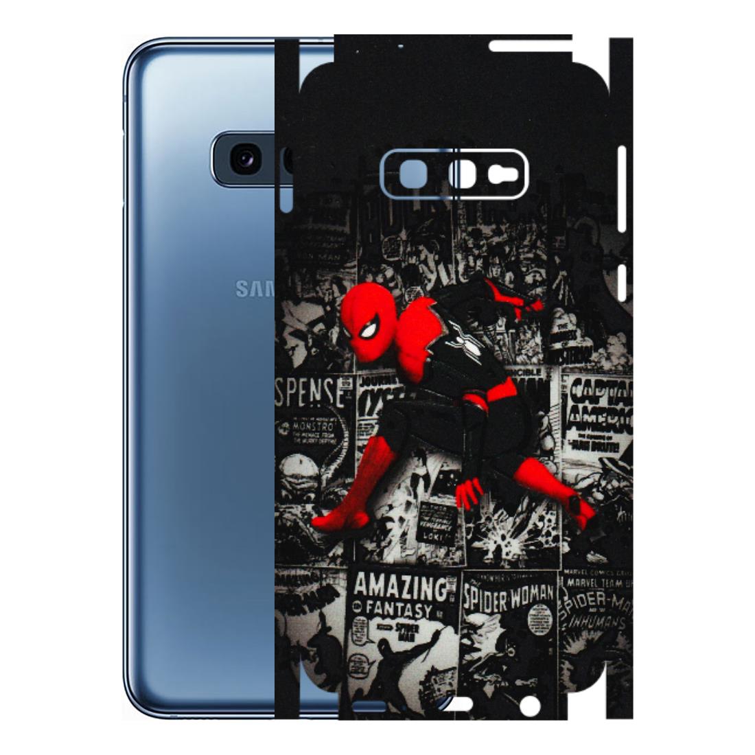 Samsung A/S Series Phone Skins (All Models) - SpiderMan New - 3D Embossed Finish (L-162) Samsung Galaxy S10E