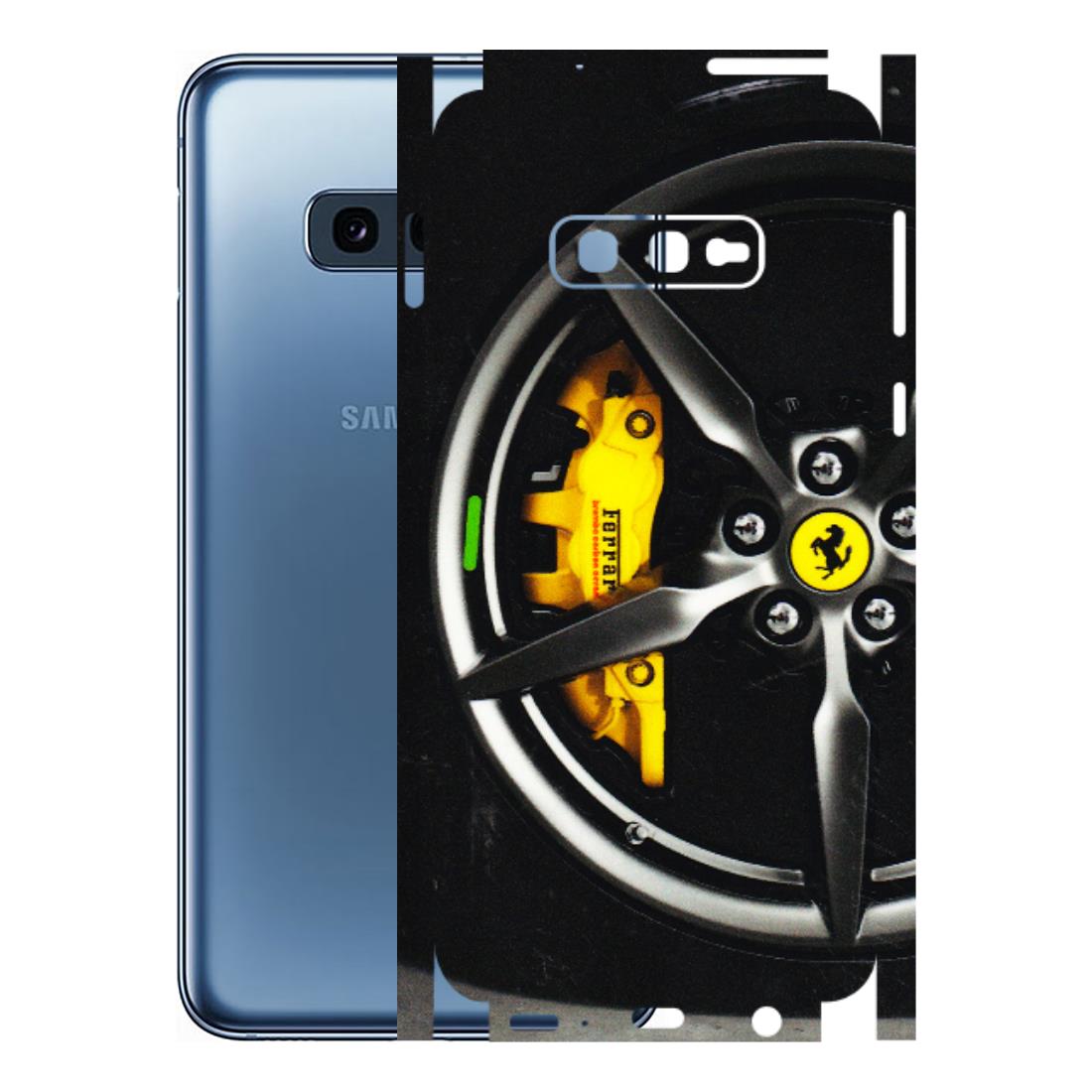 Samsung A/S Series Phone Skins (All Models) - Ferrari Wheel Alloy - 3D Embossed Finish (L-173) Samsung Galaxy S10E