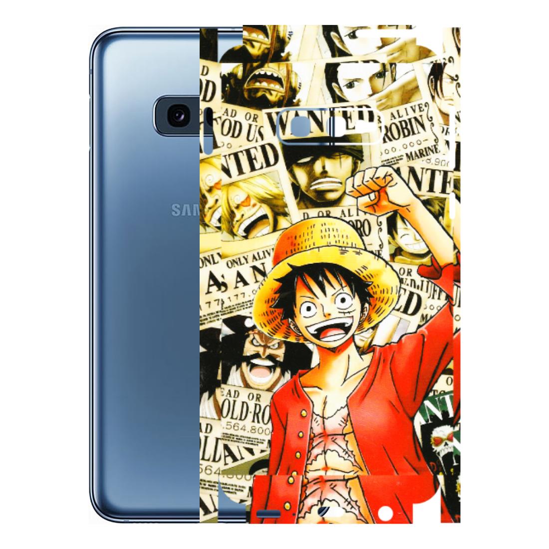 Samsung A/S Series Phone Skins (All Models) - Luffy Anime - 3D Embossed Finish (L-177) Samsung Galaxy S10E