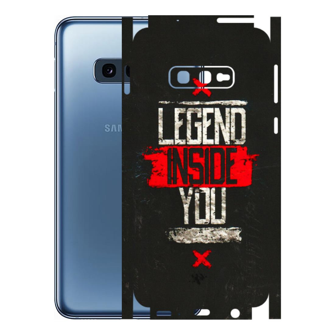 Samsung A/S Series Phone Skins (All Models) - Legend Inside You - 3D Embossed Finish (L-186) Samsung Galaxy S10E