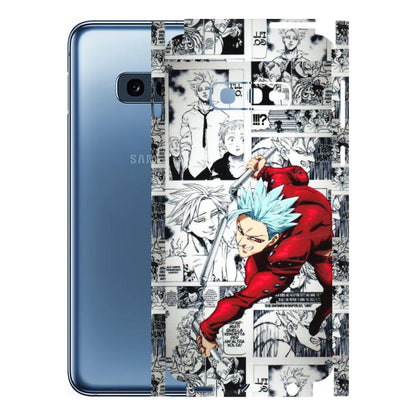 Samsung A/S Series Phone Skins (All Models) - Anime Comic - 3D Embossed Finish (L-192) Samsung Galaxy S10E