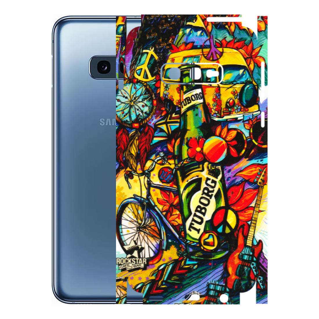 Samsung A/S Series Phone Skins (All Models) - Cool Beer Bottle - 3D Embossed Finish (L-193) Samsung Galaxy S10E